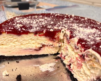 El Cheesecake con Chocolate Blanco Perfecto